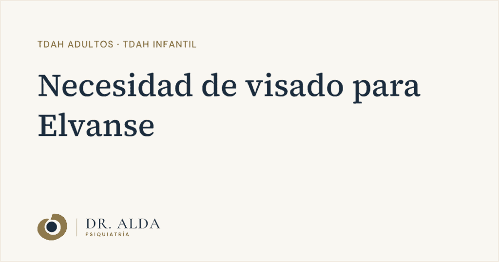 Portada del artículo «Necesidad de visado para Elvanse»